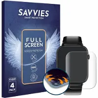 Savvies - Screenprotector voor Oukitel V3 1.83" - Folie Beschermfolie transparant volledig dekking 4 Stuks