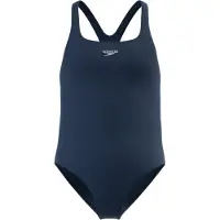 Speedo Endurance+ sportbadpak Medalist donkerblauw Meisjes Polyester Effen - maat 104