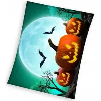 Procos Fleece plaid Halloween 150 x 200 cm