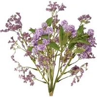 Viana Kunstboeket, zijden bloemen, paars, decoratief, 51 cm