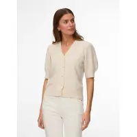 Vero Moda Gebreid vest 'VMDoffy' beige