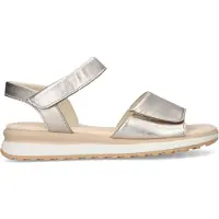 Gabor Dames Sandalen 840.1 - Zilverkleurig - Maat 38,5