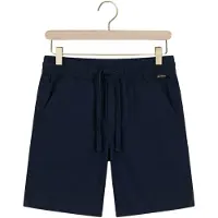 Retour Jeans bermuda shorts met linnen donkerblauw Korte broek Jongens Katoen - maat 110