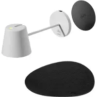 Sompex x Sompex | Tafellamp PORTOFINO | Zwart| oplaadbare tafellamp | Magnetisch | Ideaal voor camping of boot