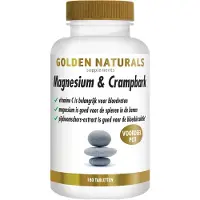 Golden naturals Magnesium & Crampbark Tabletten