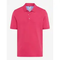 Brax poloshirt roze korte mouw normale fit