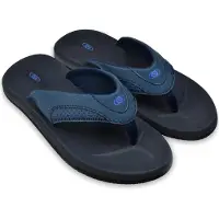 Brasileras Teenslippers 'Marco' donkerblauw