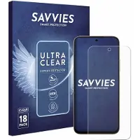 Savvies - Screenprotector voor Oppo A6t 4G - Folie Beschermfolie transparant 18 Stuks