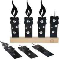 UNUS Adventskaarsen decoratieve staander flexibele adventskrans