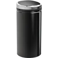 HOMCOM prullenbak - met sensor - roestvrij - 42 L