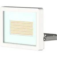 Theben LED-buitenwandspot theLeda B50 dual, wit, IP65, wit / opaal, Aluminium, LED buitenlamp