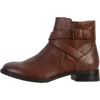 Clarks Hamble Buckle Britse Tan Leren Laarzen