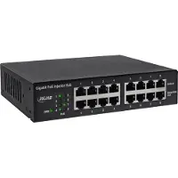 InLine PoE+ Gigabit netwerkinjector hub 8 poorten (8x PoE+), 1Gb/s, 19" 1U