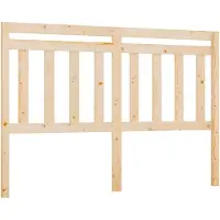 vidaXL Hoofdbord 146x4x100 cm massief grenenhout