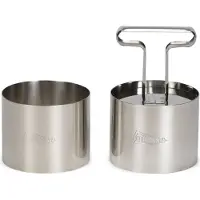 Patisse set garneerringen met uitdrukker 2-delig - Ø 7 cm