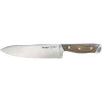 Metaltex Heritage - Koksmes - Keukenmes - Houten greep - Gehele mes 34cm - Lemmet 22 cm