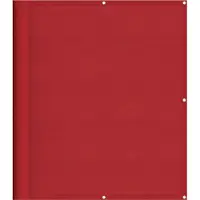 vidaXL Balkonscherm Rood 120x700 cm 100% Polyester Oxford