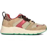 Omoda Meisjes Sneakers Zoë - Taupe - Maat 32