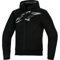 Alpinestars Chrome Superairflow Motorhoodie Zwart/Wit 3XL