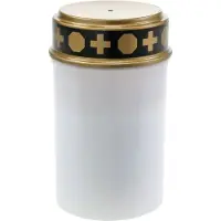 Lumineo Grafkaars op batterijen | | 12.5 x 7.5 cm (Wit, Warm wit)
