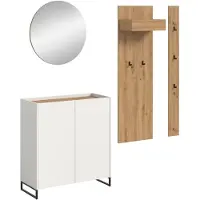 Furnilux Modulaire garderobecombinatie 4-delige set met spiegel en schoenenkast