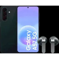 Samsung Galaxy A57 128GB Donkerblauw 5G + Galaxy Buds4 Zwart