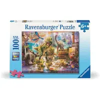 Ravensburger puzzel Dino Toys come to live - Legpuzzel - 100 XXL stukjes