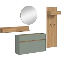 Furnilux Modulaire garderobecombinatie met schoenenkast en spiegels ruim op en creëer