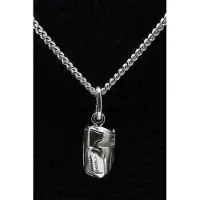 MOOYE ® - Collectie Zilveren Honkbal handschoen ketting hanger - klein