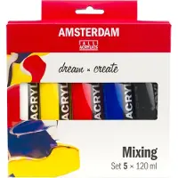 Amsterdam Standard Series acrylverf mengset | 5 x 120 ml
