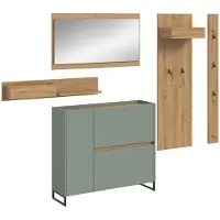 Furnilux Modulaire garderobecombinatie 5-delige set met spiegel en schoeiselkast snel