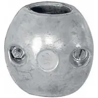 PLASTIMO Zinc Shaft Anode Zilver 60 mm