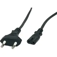 POS AC Stroomkabel C7 "Snoepje" 5m Zwart