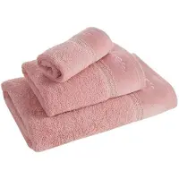 Eurofirany Zachte Katoenen Badhanddoek 70x140 cm - Roze - Cadeau
