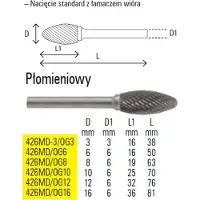 Beta 426MD/OG8 Hardmetalen frezen - 004260517 004260517
