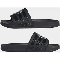 Adidas Muiltjes 'ADILETTE' zwart / wit