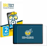 BROTECT - Screenprotector voor TCL Tab A1 Plus - Folie Beschermfolie transparant 2 Stuks