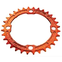 Race Face Smal Breed Enkele Kettingring 104mm BCD Oranje