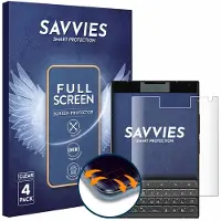 Savvies - Screenprotector voor Unihertz Titan 2 - Folie Beschermfolie transparant volledig dekking 4 Stuks