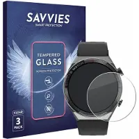 Savvies - Glas Screenprotector voor Watchmark Maverick - Gehard Beschermglas 9H 3 Stuks