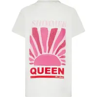 Cars T-shirt met backprint wit Meisjes Katoen Ronde hals Backprint - maat 164