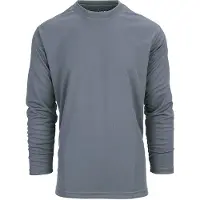 Fostex - Tactical t-shirt Quick Dry long sleeve (kleur: Wolf Grey / maat: S)