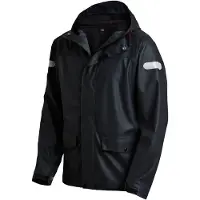 FHB Rainer Regenjack PU-Stretch Zwart maat 3XL heren