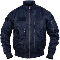 Mil-Tec US Tactical Aviator, stoffen jas ,donkerblauw ,XXL