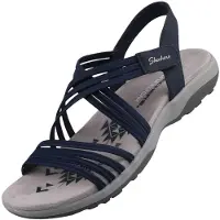 SKECHERS Sandaal Reggae Slim-Fit Sunny Side 2.0 164036/NVY Blauw