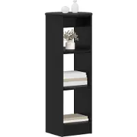 vidaXL Bijzetkast Zwart 40 x 40 x 100 cm Geconstrueerd hout