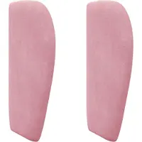 vidaXL Hoofdbord oor Roze 40 x 23 x 6 cm Fluweel