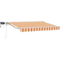 vidaXL Handmatige markeerkader met LED-verlichting, geel en oranje, 2,5 x 2 meter