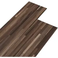 vidaXL Zelfklevende PVC Vloerplanken Gestreept Bruin 30,5 x 61 cm