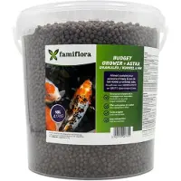 Famiflora Grower Astax 6 mm - Vijvervissen & Koi - 10 Liter (ca. 4,17KG) - Korrelgrootte van 6 mm - Bevat astaxanthine - Ondersteunt groei en spieren